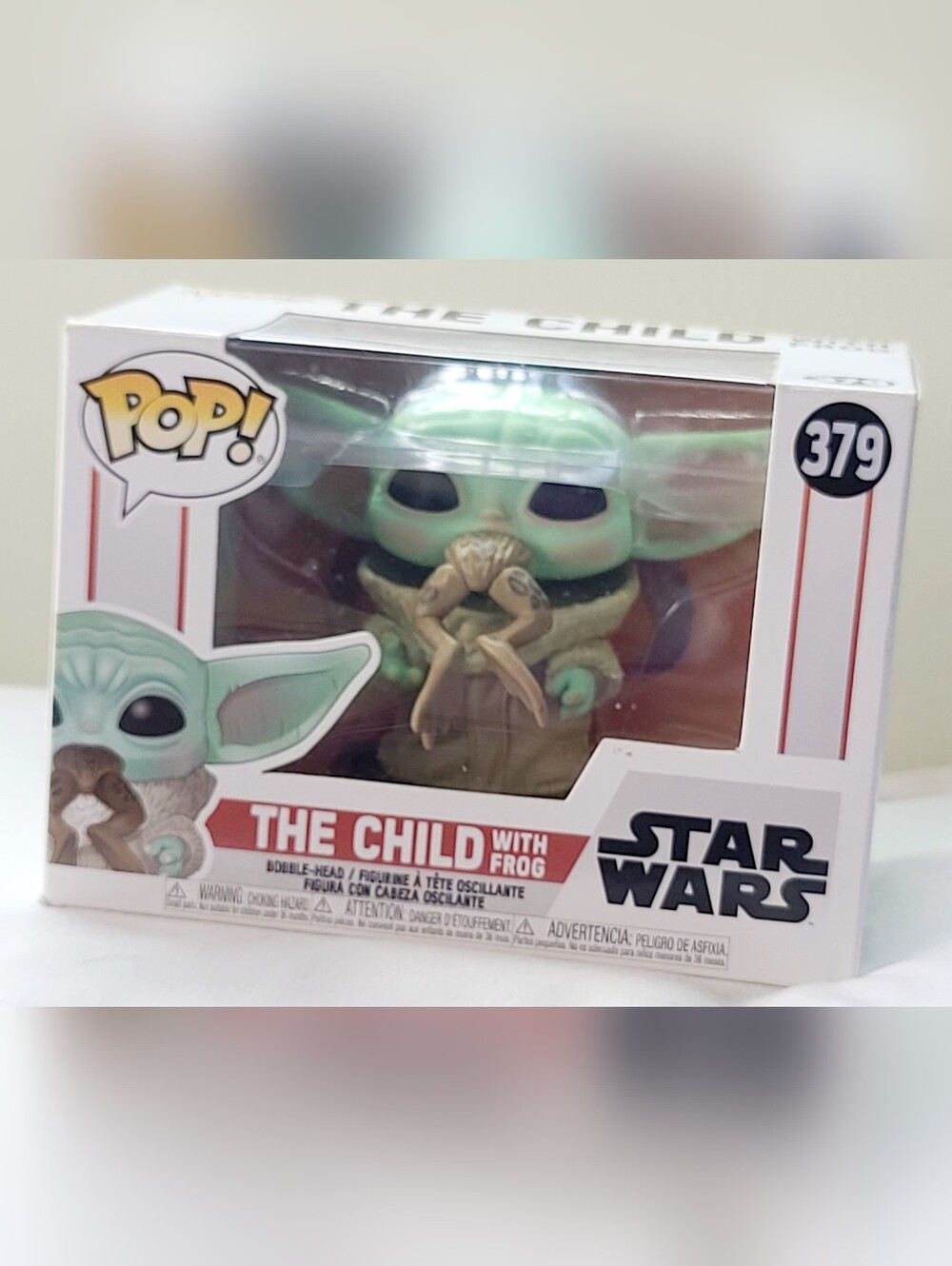 Funko Pop! Star Wars: The Mandalorian The Child with Frog bobble-head  #379